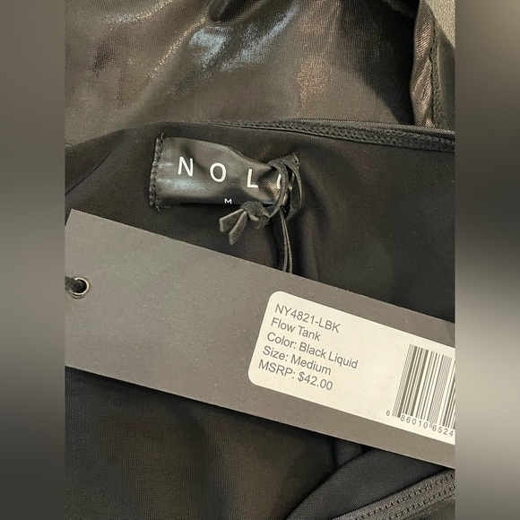 NOLI flow tank top in black‎ NWT Medium - Picture 12 of 13